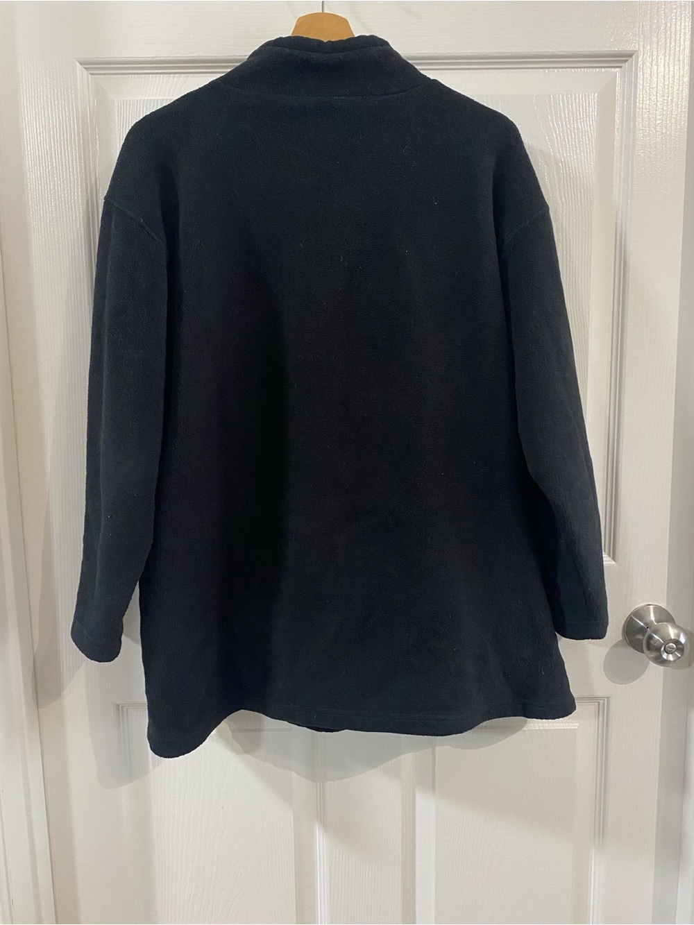 LRL WMNS S Black QuarterZip Fleece Pullover Vintage Y2K 90’s - Picture 7 of 9